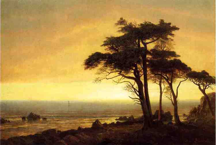 Albert Bierstadt Oil Painting California Coast